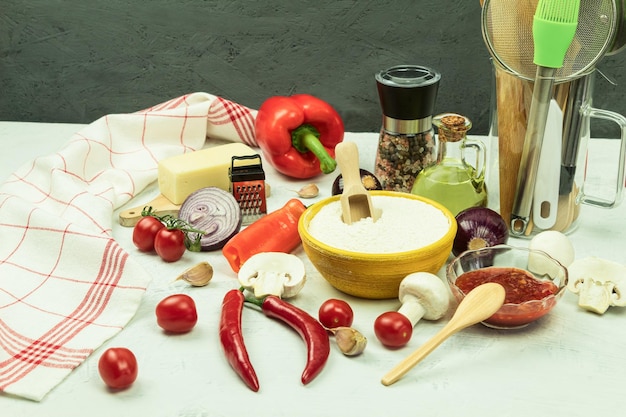 Set de vase și ingrediente